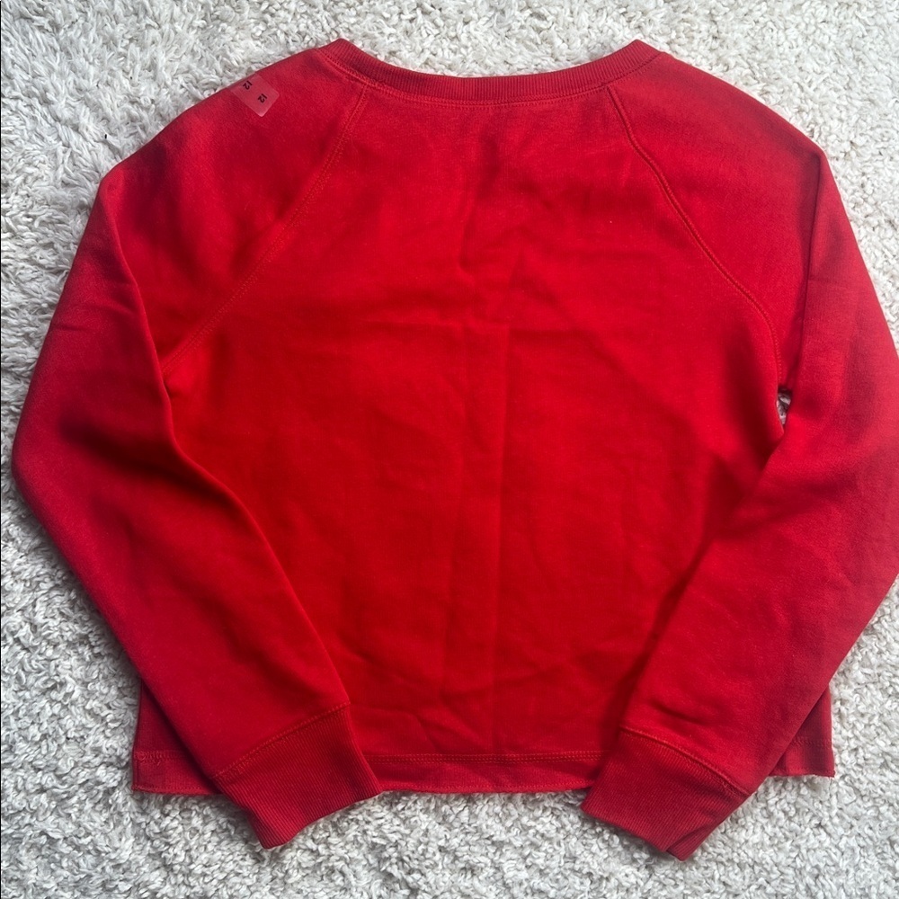 GIRLS JUSTICE SWEATSHIRT EMBELLISHED W/BLACK SPARKLY CAT AND HAT SIZE 12 NWT - Picture 7 of 9